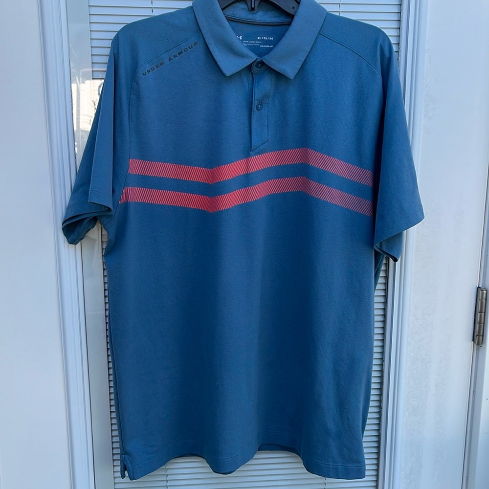 UNDER ARMOUR X Large Men’s Short Sleeve Polo S…